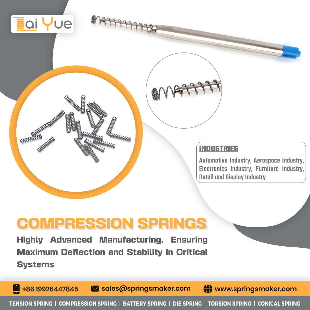 springsmaker1's tweet image. Elevate your industry with Laiyue compression springs: Precision manufacturing, superior performance, and unmatched reliability.
website: springsmaker.com

#helicalsprings #helicalspringmanufacturer #extensionspring #helicalcompressionsprings #springmanufacturer