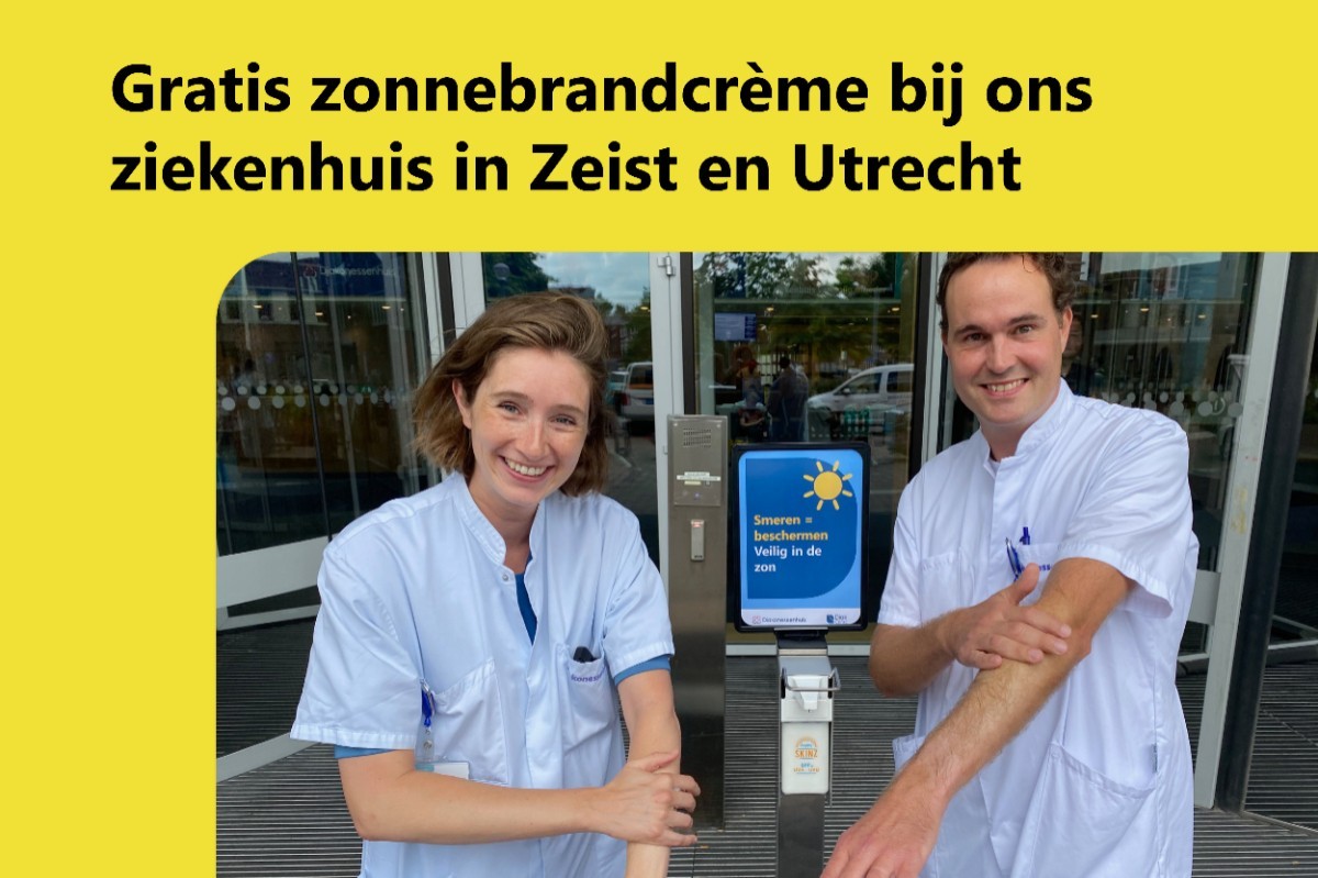 Zomer en mooi weer, lekker naar buiten! ☀️ Deze zomer vind je bij ons ziekenhuis in Zeist en Utrecht gratis zonnebrandcrème. Onze patiënten, collega’s en bezoekers kunnen zo veilig van de zon genieten. Lees meer: diakonessenhuis.nl/nieuws/geniet-…