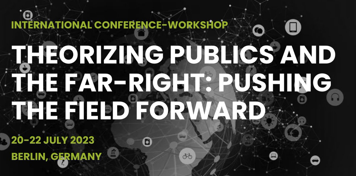 Today, we kick off our workshop on 'Theorizing Publics and the Far Right', at the @JWI_Berlin. This has been in the works for almost a year. And I'm so, SO excited about the roster of scholars joining us in Berlin today! europeannewschool.eu/publics