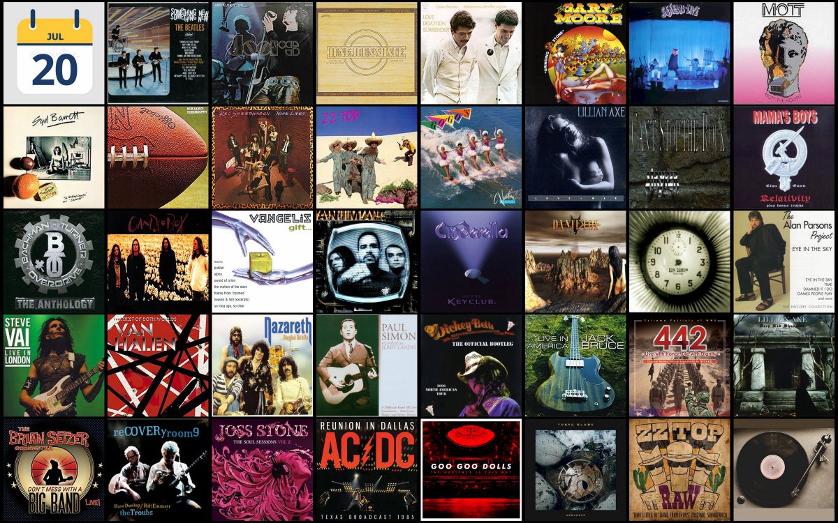 ejpf04's tweet photo. @HoffmanEnrique @Mikehomeseller @CateDailyBoom @TiaColita
#Jul20
Efemérides Julio 20
Albums, EP, DVD
1964 The Beatles • Something New
1970 The Doors • Absolutely Live
1972 Jefferson Airplane • Long John Silver
1973 Carlos Santana and John McLaughlin • Love Devotion Surrender https://t.co/7Tvao5g2TI