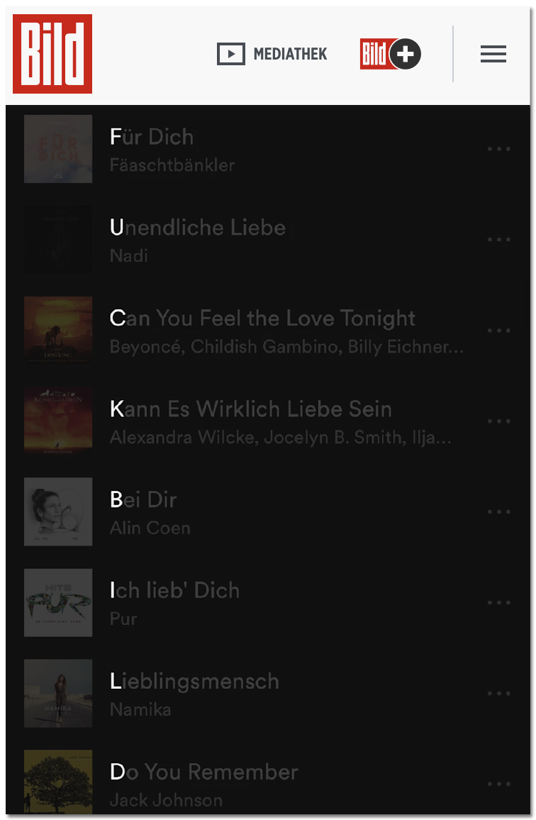 Schon lange sucht <a href="/BILD/">BILD</a> nach einem Beweis, dass Mentalist Timon Krause und Tänzerin Ekaterina Leonova ein Paar sind. Jetzt fragt die Redaktion: "Timons geheime Liebes-Playlist für Ekat aufgetaucht?" Wir sehen in der Spotify-Playlist eine andere Botschaft: bildblog.de/139244/songs-f…