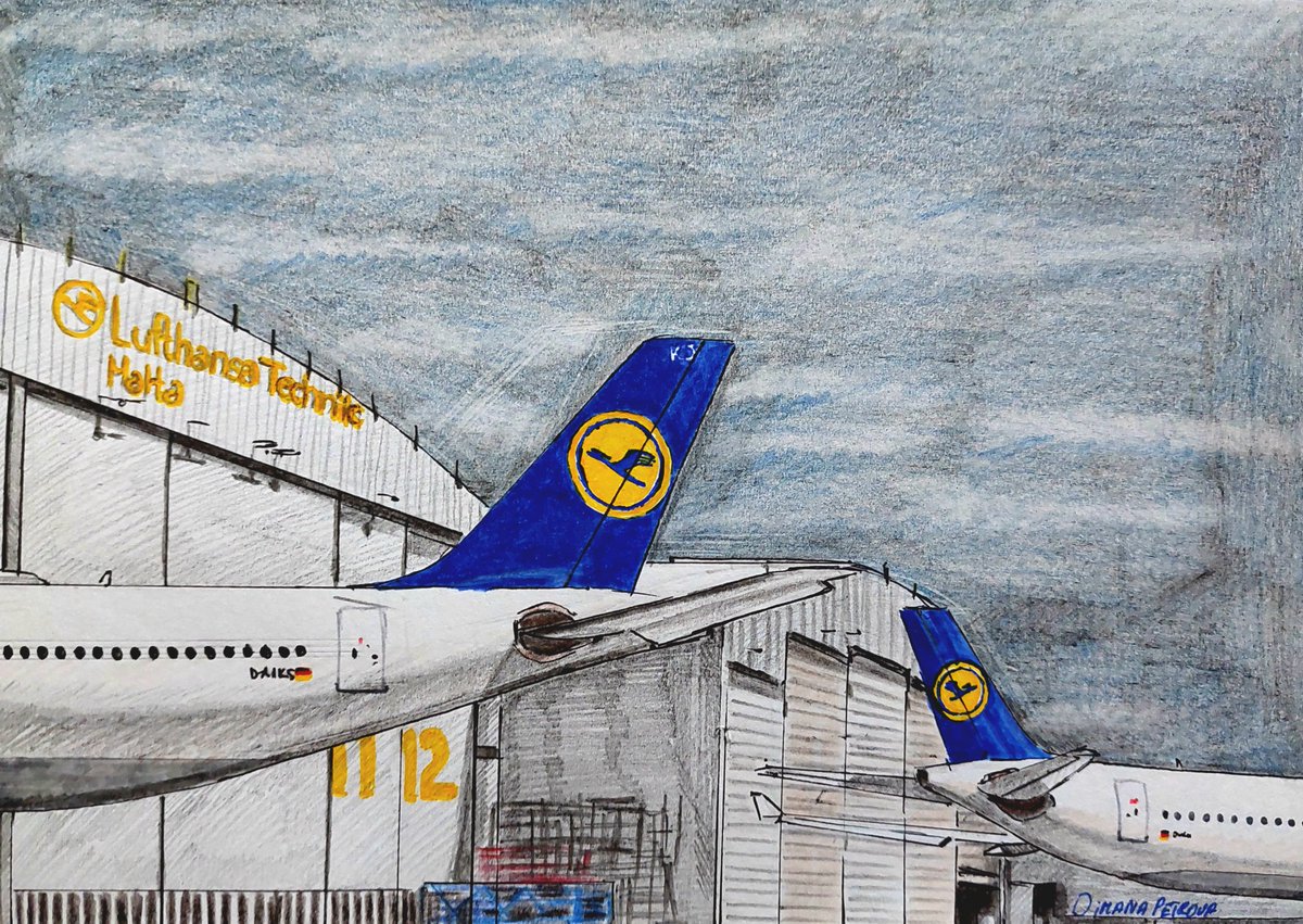 My drawing of Lufthansa Technik Malta hangars. 🇲🇹💙
#Lufthansa #LufthansaTechnik #LufthansaTechnikMalta #LTM #aircraftmaintenance #aircrafts #Engineering #aviation #aviationmaintenance #hangar #hangars #plane #drawings #draw #Malta #LufthansaGroup
