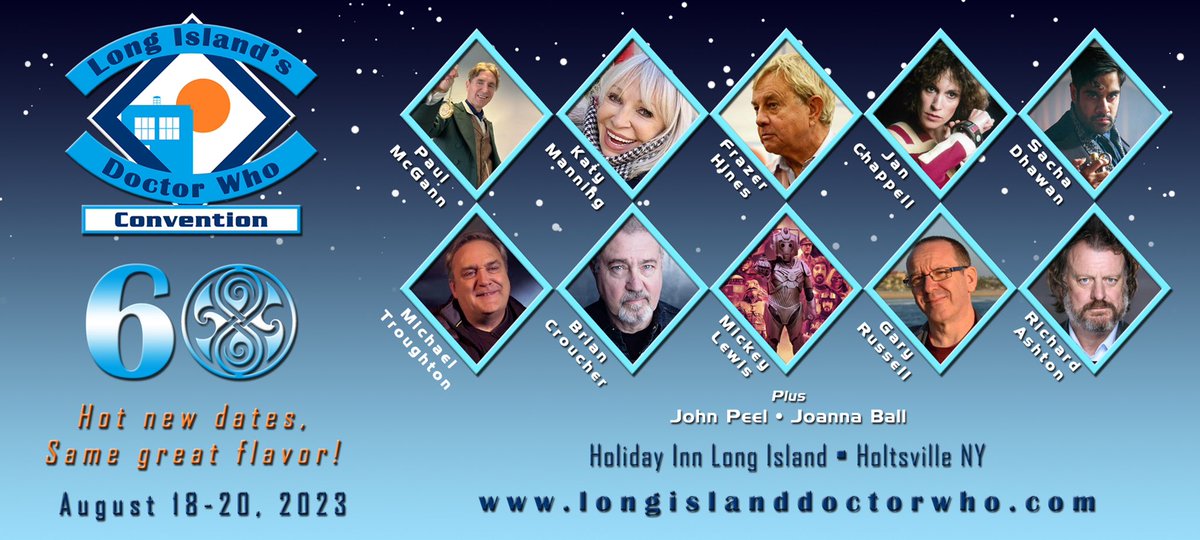 It’s never too late to make the trip of a lifetime! longislanddoctorwho.com

#LIWho60 #LIWho #DoctorWhoFandom #DoctorWho #Blakes7