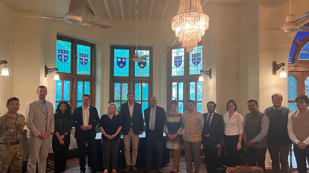 girish_luthra's tweet photo. Delighted to be part of excellent interaction between @ORFMumbai and Hon'ble MPs from UK House of Commons Defence Select Committee. Briefing and wide ranging discussions on the #IndoPacific, Indian Ocean, Defence and Security, and broader #IndiaUKPartnership. https://t.co/GWaY7YILmu