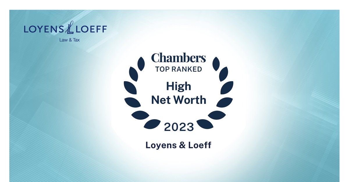 We have been ranked as a top firm in the @ChambersGuides High Net Worth Guide 2023 for the sixth year in a row. As our clients’ trusted advisers, we would like to express our gratitude for their trust in our legal and tax services. lawand.tax/3O1LbuJ #chambers