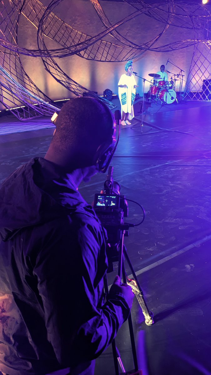 AdmaRwanda's tweet photo. A team of 8 ADMA grads livestreamed @UbumuntuArtFest over the weekend.

@AdmaRwanda has been grateful to be able to join @HopeAzeda &amp; @mashirikarwanda from the inception of the festival, &amp; continuing the tradition of ADMA members supporting its yearly video production/livestream. https://t.co/BJNjZhTlAI