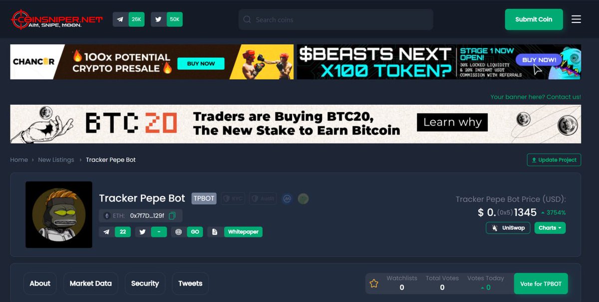 TrackerPepeBot tweet media