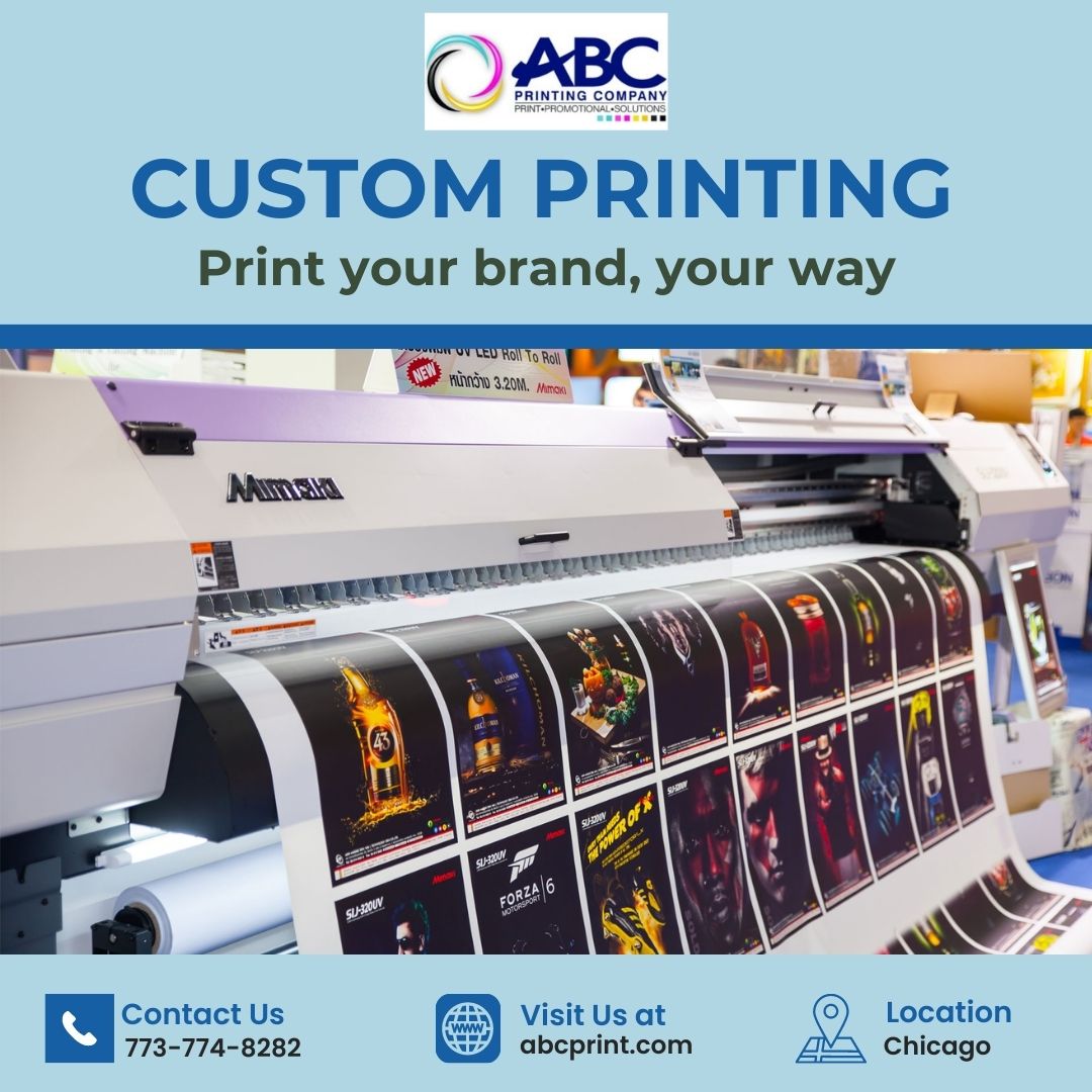 Whether you're an individual, a business, or an organization, we have the appropriate printing solution for you. You can get anything custom printed, from flyers to t-shirts to business cards. 
🌐: abcprint.com