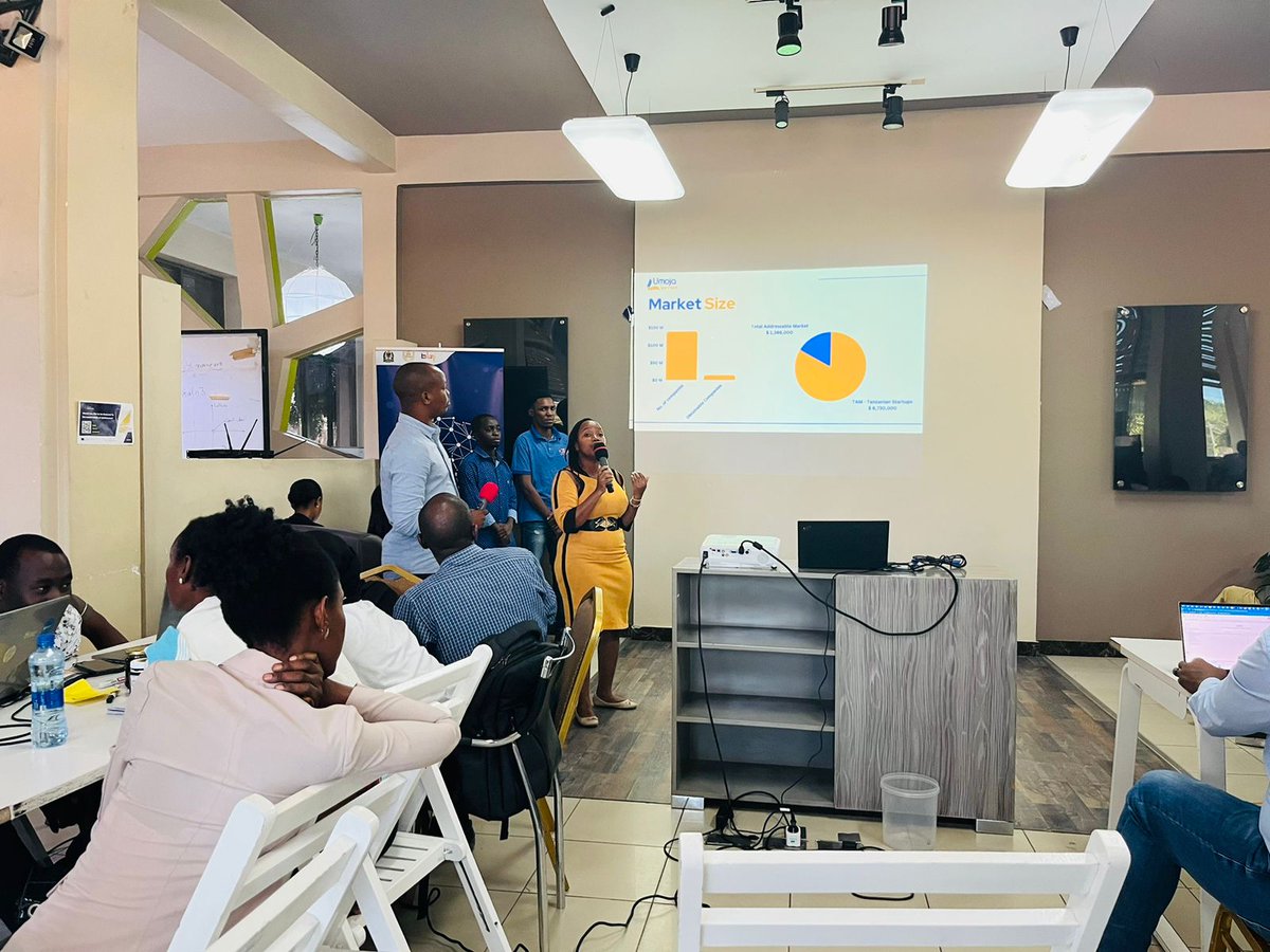 01Narry's tweet photo. DAY 3: Pitch Day
Today is the final day of the @africoneu boot camp in Tanzania and the Teams are ready to pitch their ideas. 
Check out #AfriConEU to follow up on their presentation. https://t.co/unf7jB5fqh
