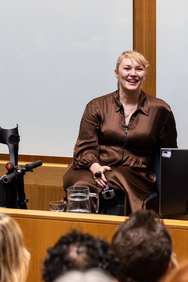 talbotrice75's tweet photo. We were so honoured to have hosted this artist talk in the @EdinburghUni Law School on Friday 23 June, bringing together #JesseJones and #LawrenceAbuHamdan for the first time, to talk about their practices and their exhibitions, #TheTower and #45thParallel https://t.co/a3XjnMrakv
