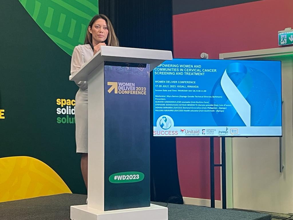 #WD2023 | The <a href="/projetSUCCESS/">SUCCESS</a> team had the opportunity to present the screening activities carried out in 4 countries to fight against cervical cancer.