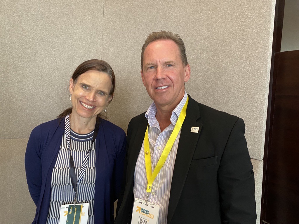 Great to connect with our long-standing partner, <a href="/AusAmbGender/">Australian Ambassador for Gender Equality</a> at <a href="/WomenDeliver/">Women Deliver</a> and discuss the foundational role of reproductive choice in building a gender-equal world ✨
#WD2023 <a href="/SimonCookeMSI/">Simon Cooke</a>