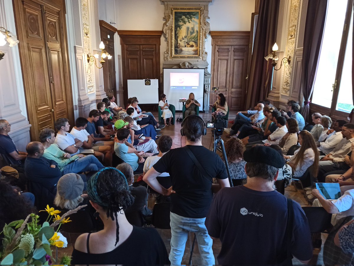 YounergyCrypto's tweet photo. Today #ImpactBlockchain @AcademieClimat with @BChain_for_Good @sebnem @JeanneBloch co-hosted an open panel on growing distributed #solarPower access for all.
Followed by the #carbonValue panel @OpenForest_  @Carbonable_io @G_Leti_ @KlimaDAO @0xKlimaurelius
Here are some insights: https://t.co/iMCBHd9NJJ