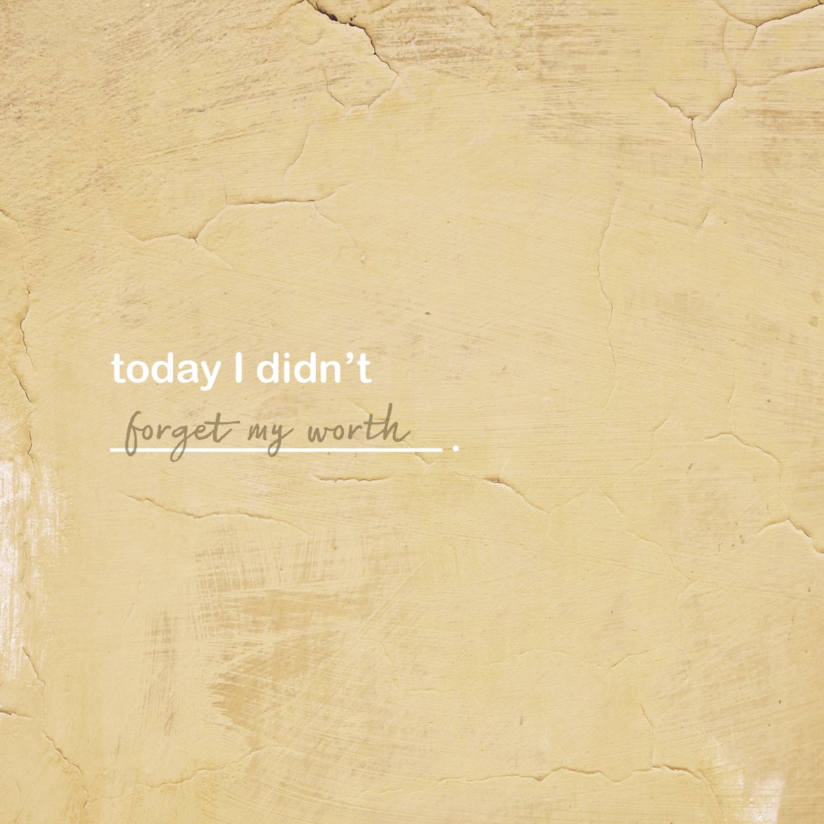SharonSalzberg's tweet photo. Today I didn't forget my worth. https://t.co/3tiE1mbUwO
