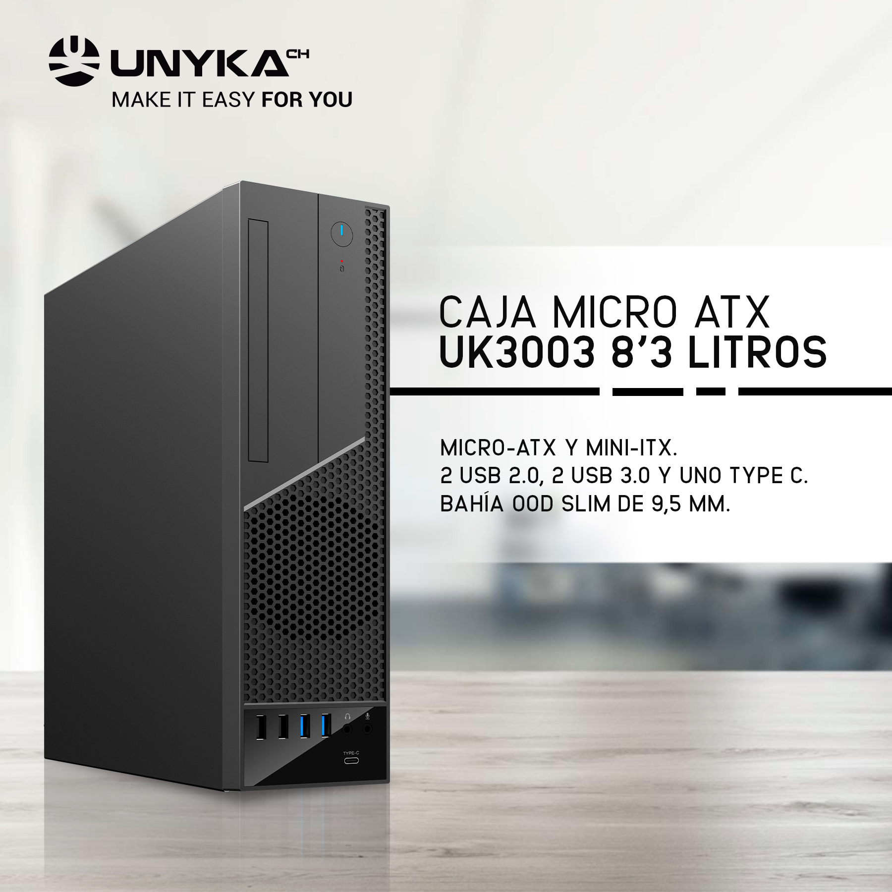 Cajas Micro ATX - UNYKAch