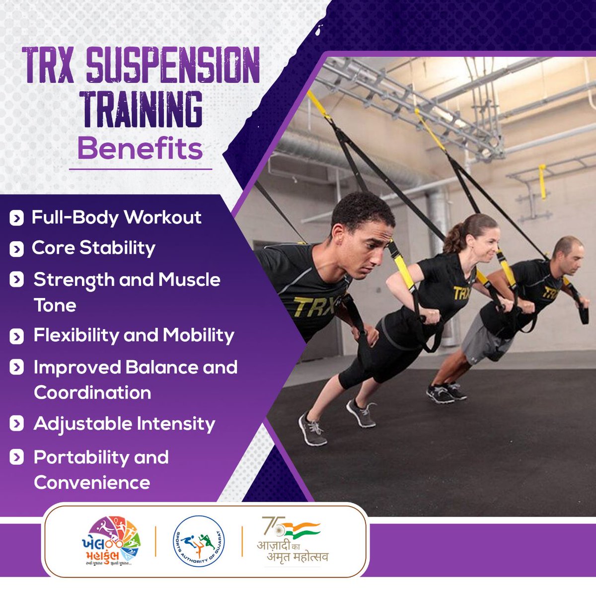 sagofficialpage's tweet image. #TRXSuspensionTraining #FullBodyWorkout #fitnessjourney