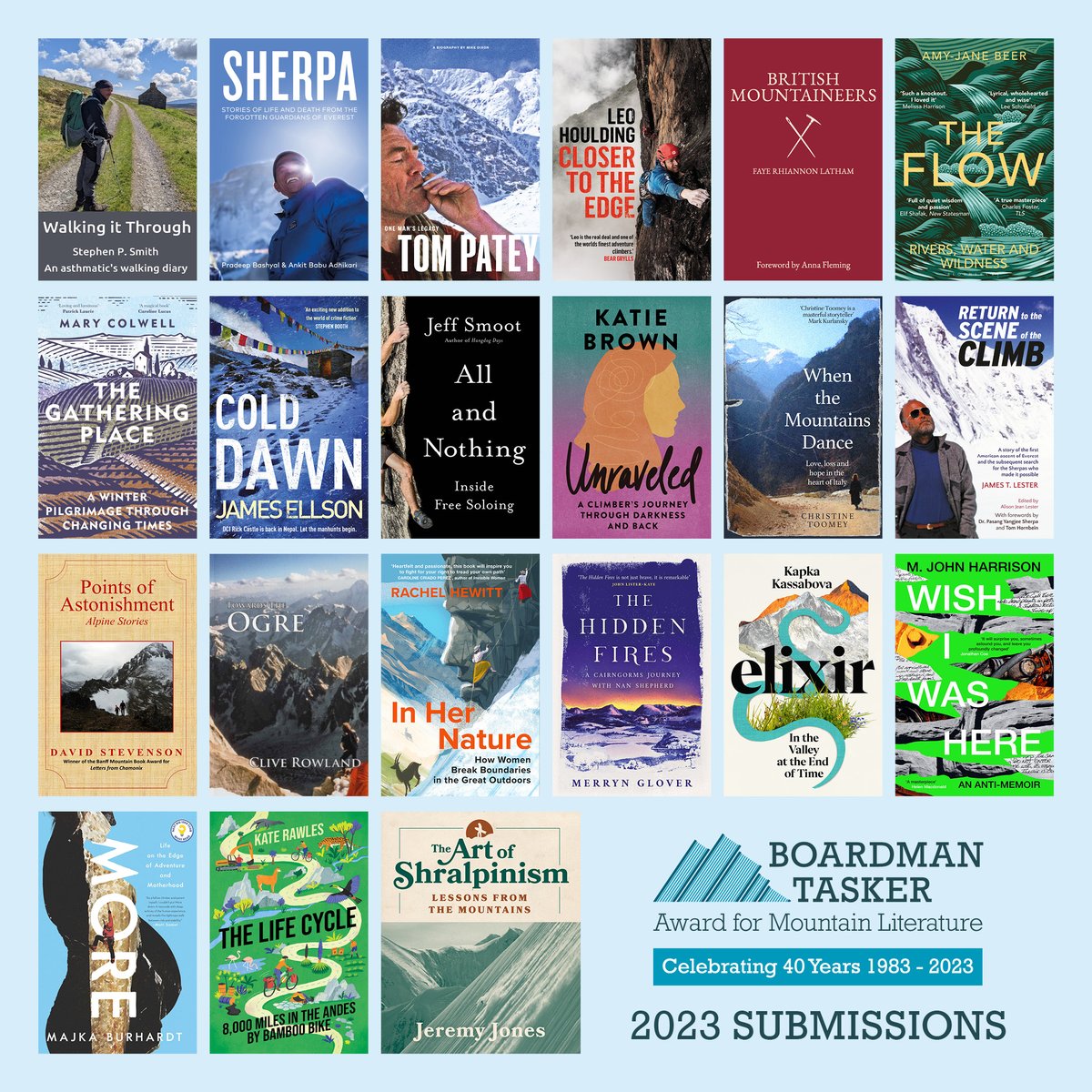 Entries are now closed for the 2023 Award, with 21 books from around the world submitted. A shortlist is anticipated at the end of August.
boardmantasker.com/news/2023/7/20…