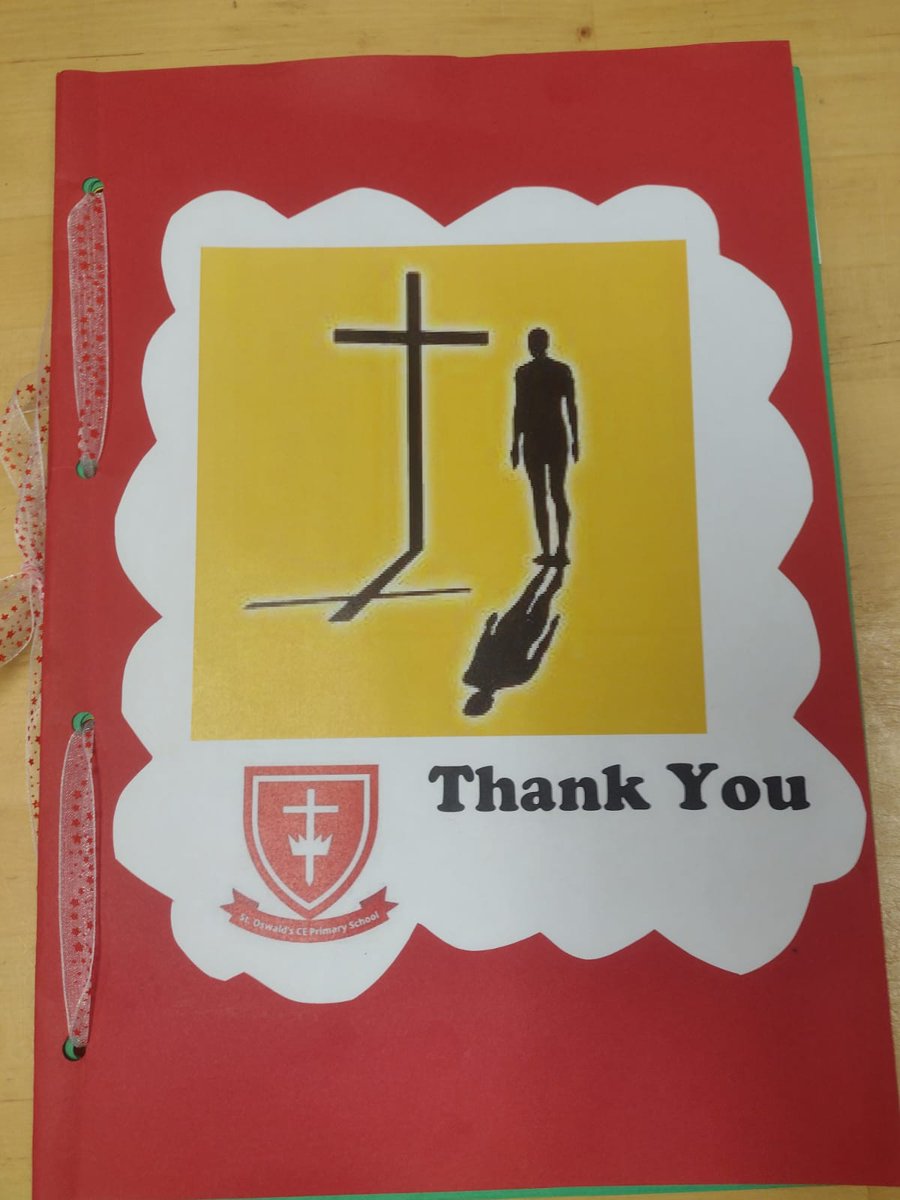 Our Assembly Teams made their last visits of the year to schools last week. We received this wonderful thank you card from @StOswaldsCEP Thank you, we have loved coming into your school and its been delightful to see your drawings of your favourite stories.