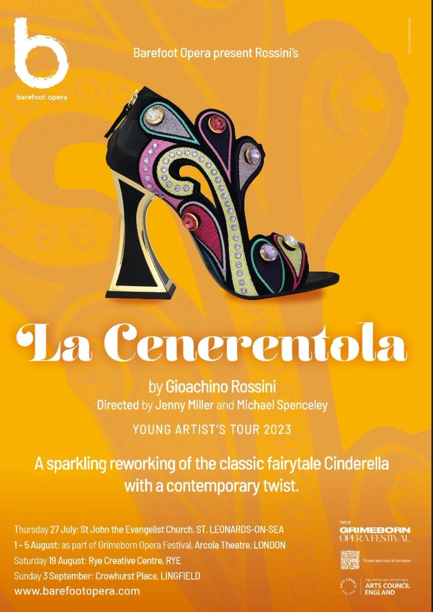 I am *so* behind this show that I am breaking my long Twitter silence for it. Rossini's La Cenerentola (Cinderella to you and me). See it in London 1-5 Aug. Details on the poster. I'm also literally behind the show as the piano will be upstage right...
<a href="/Barefoot_Opera/">Barefoot_Opera</a>