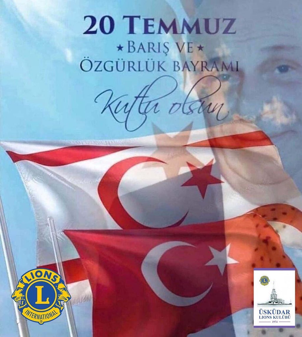 uskudar_lions's tweet photo. 20 Temmuz Barış ve Özgürlük Bayramının 49. yılı kutlu olsun.
BİRLİKTE NİCE BAYRAMLARA.
#weserve #lionsclubs #lionsturkiye #118ylions #118yleo #kktc #barışveözgürlükbayramı https://t.co/1gHHYbiJ7m