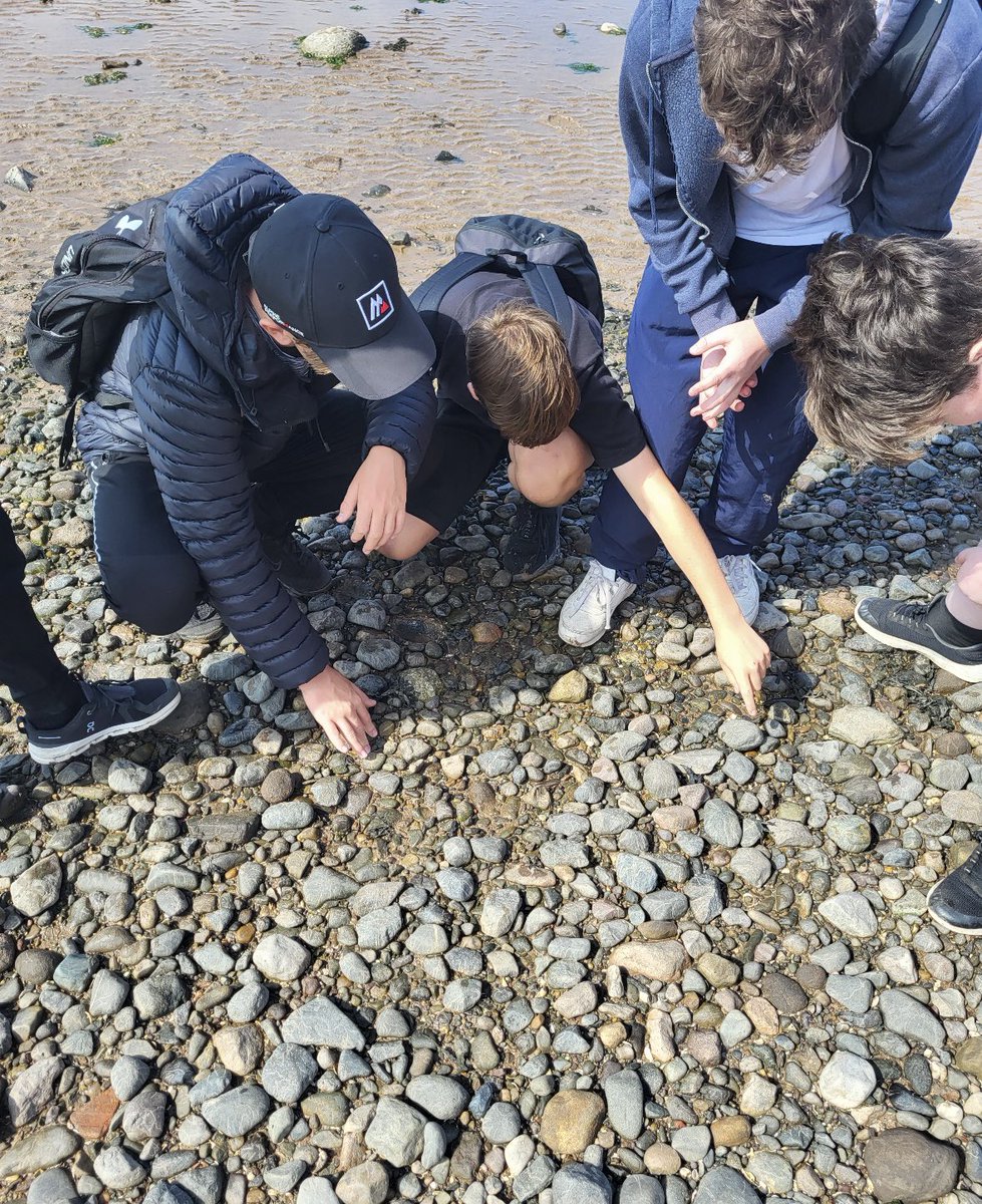 TheEPCollege's tweet photo. Our Year 8s are in Thurstaston today looking at coastal features! #ExperienceWeek #BeMore https://t.co/u2bAjWMiee