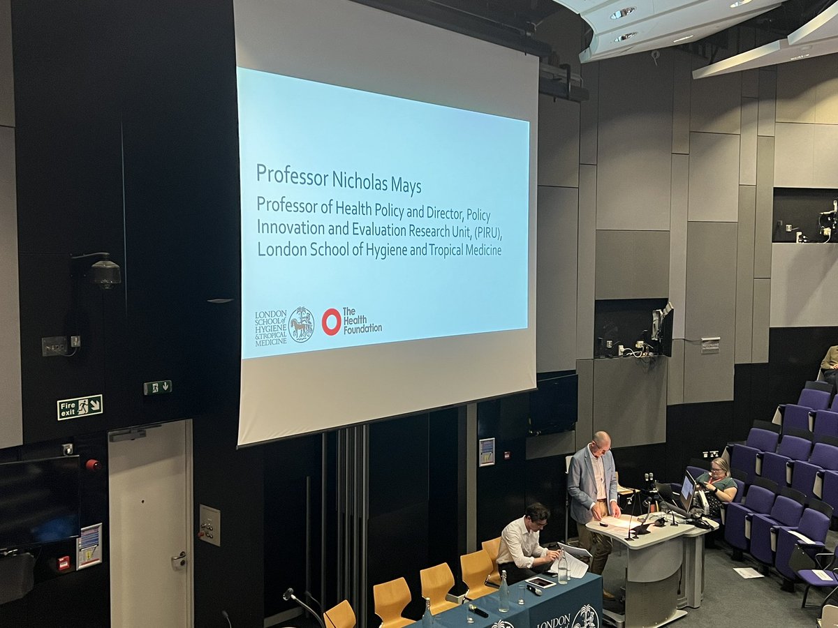 JMellinghoff's tweet image. Another great event @LSHTM in conjunction with @HealthFdn about healthcare policy past, present &amp;amp;future and our #NHS as part of our 75 year celebration.