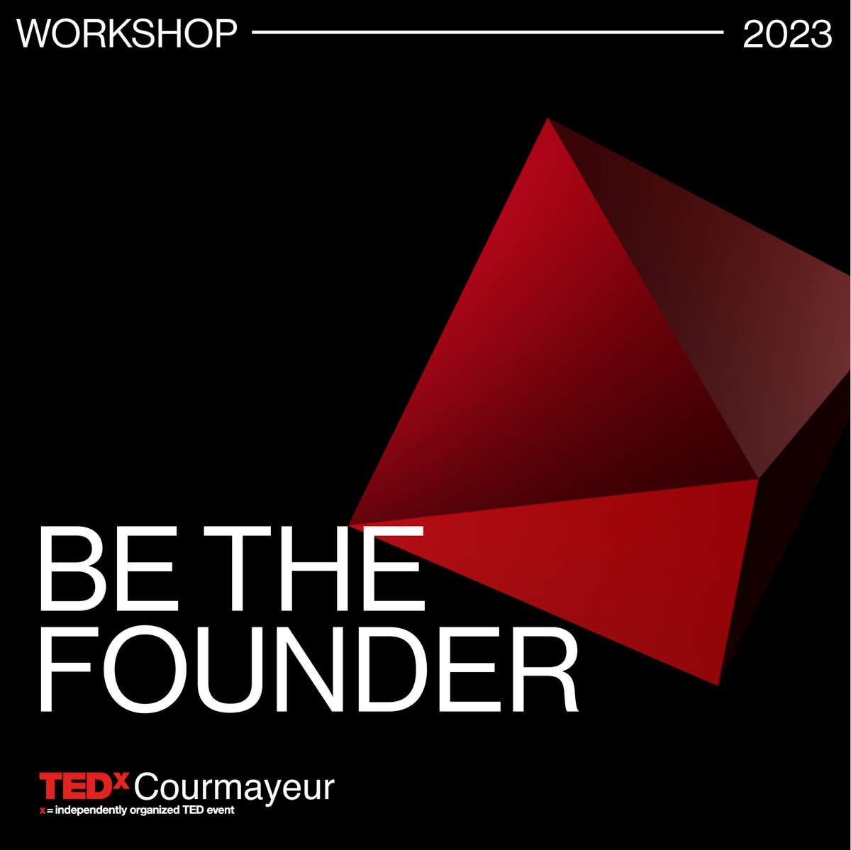 ❌Con "Be the Founder", al TEDxCourmayeur,, in collaborazione con  il centro di ricerca dello <a href="/iaraosta/">Institut Agricole Régional</a>  e la Mavel di Pont-Saint-Martin, simuleremo l'avvio di un #progetto innovativo che potrebbe prendere vita in #valledaosta. ❌

Per partecipare 👉tedxcourmayeur.org