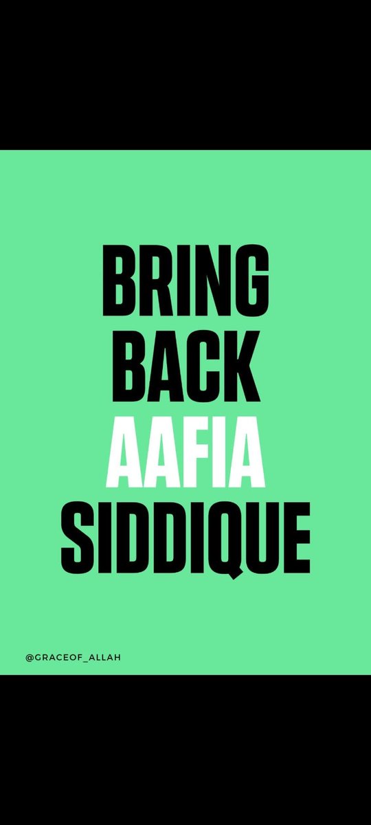 HamzaAh26062329's tweet photo. @UN
@NawazSharifMNS 
@GovtofPakistan 
#FreeAafia 
#FreeDrAfiaSiddiqui
#LetFowziaBringAafiaHome
#ReleaseAafiaSiddiqui
@CMShehbaz
@RanaSanaullahPK
@BBhuttoZardari 
#ڈاکٹرعافیہ_کو_رہاکرواؤ
#ڈاکٹرعافیہ_کوپاکستان_لاو 
#ڈاکٹرعافیہ_کوجہنم_سےنکالو
RELEASE DR AAFIA SIDDIQUI
#aafia https://t.co/fmrSndWBQR