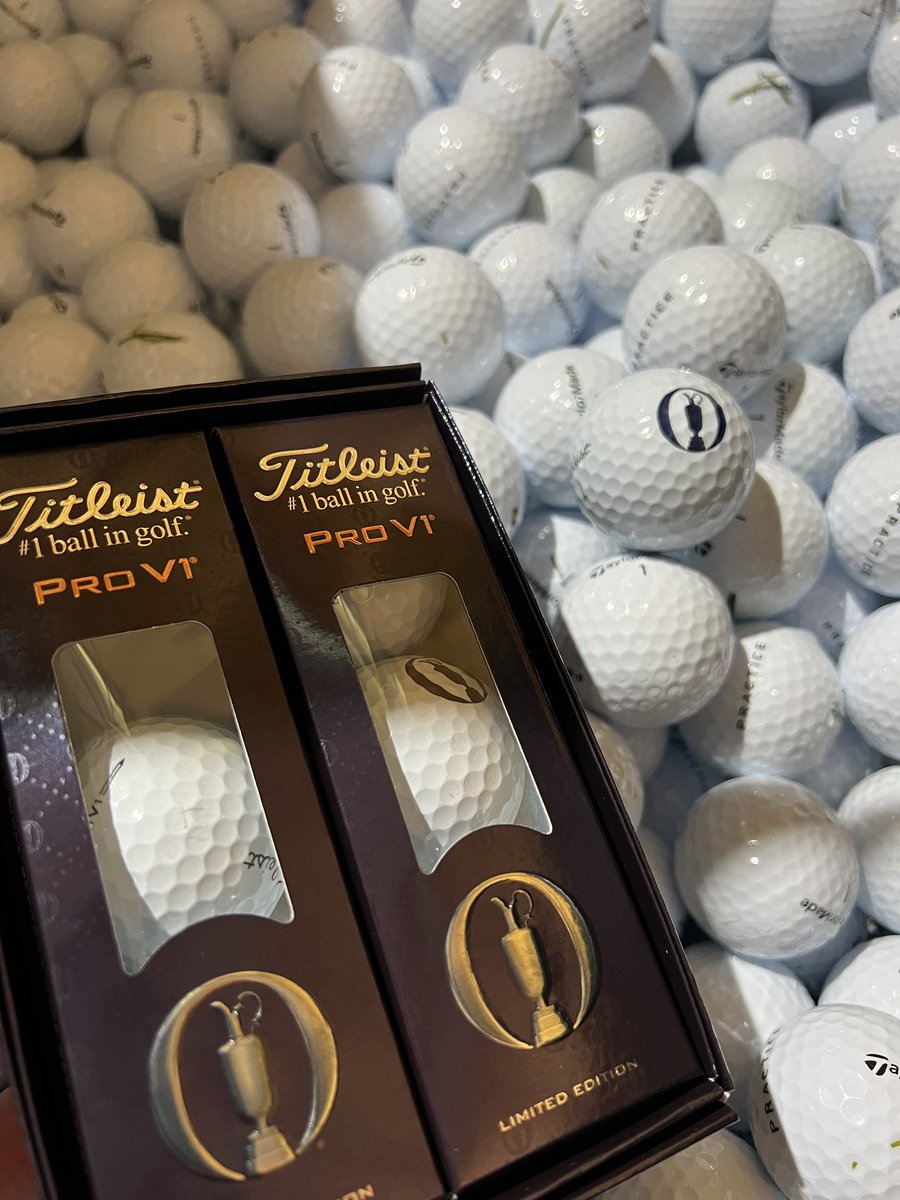 DanWebsterGolf's tweet photo. If you find @TheOpen golf ball in your basket today @LGALytham bring it back into the shop and we will give you 6 @TitleistEurope Pro V open logo balls
#openfever https://t.co/mQI1mTiRaZ