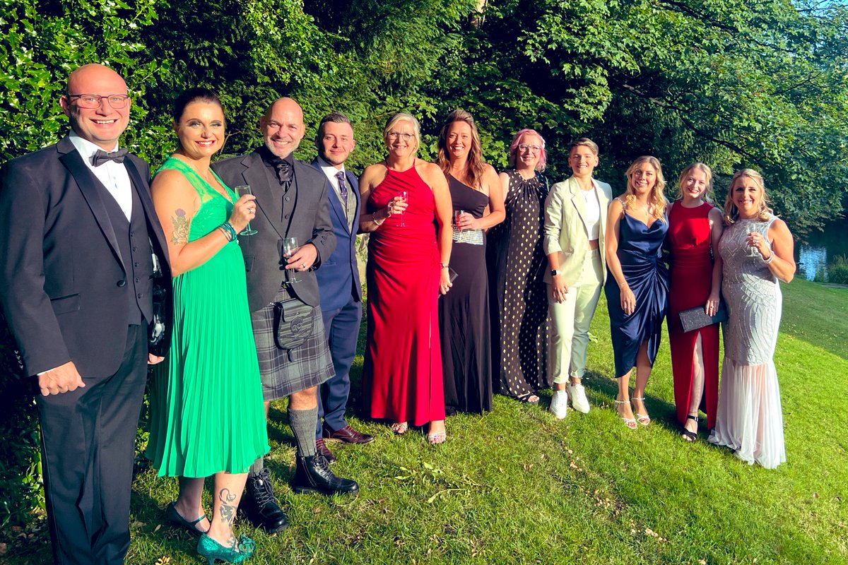 ShuParamedic's tweet photo. A privilege to celebrate with our Class of 2023 last night. Don’t be strangers 🍾🥂@HallamHWLS @AHP_SHU @SHUalumni1 https://t.co/pQQstOFQRJ