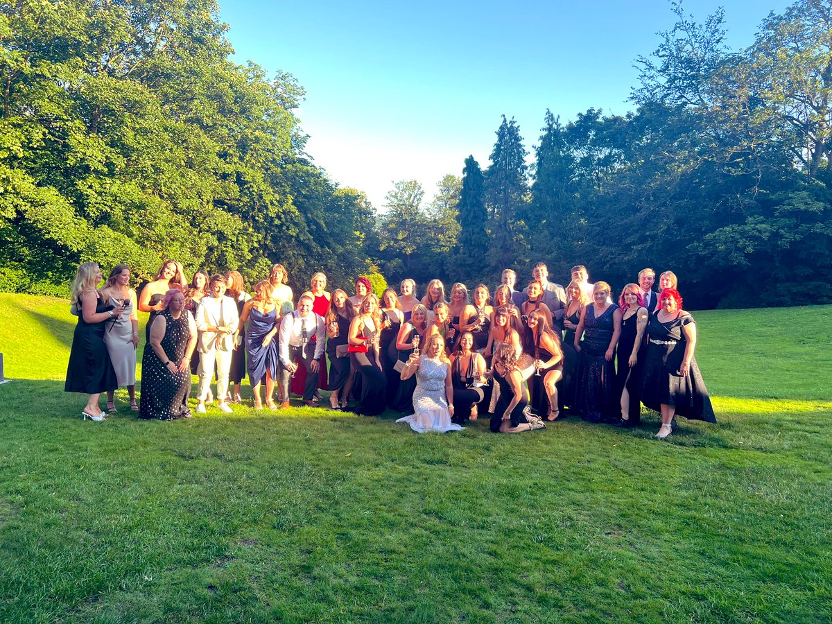 ShuParamedic's tweet photo. A privilege to celebrate with our Class of 2023 last night. Don’t be strangers 🍾🥂@HallamHWLS @AHP_SHU @SHUalumni1 https://t.co/pQQstOFQRJ
