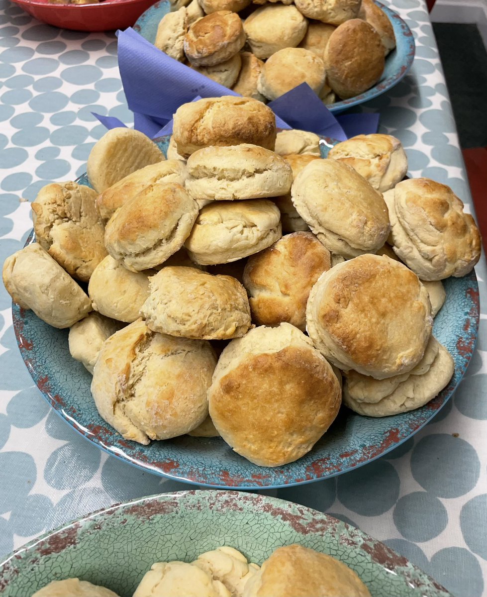 Year 6 are busy preparing scones for their parents tomorrow &amp; their graduation. #stwerbspassport2324