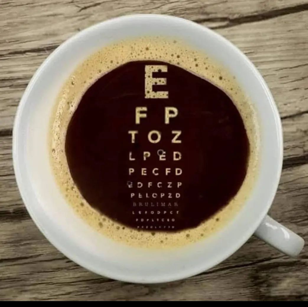oftalmocesarnet's tweet image. Coffee chart!

@tmoftalmo ☕🆎

#eyechart
#optotipo

#eye
#eyecollage
#ojos #eyes #olhos
#laotramiradadelosojos #optometry #eyeart #ophthalmologyart
#ophthalmology
#optometría #oftalmología
#optometryart #eyesarewatchingyou
#iseeyou
#optometrist #optometrista
#opticooptometrist