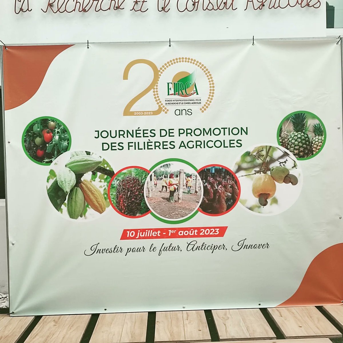 FatimBlog's tweet photo. Le @fircaOfficiel fête ses #20ans en organisant des journées dédiées aux filières agricoles du 10/07 au 1/08 2023 à son siège
C'est l'occasion pour les acteurs agricoles d'échanger sur des sujets d'actualités et de présenter leurs avancées techniques et scientifiques.
#firca20ans https://t.co/cjCX5w10vh