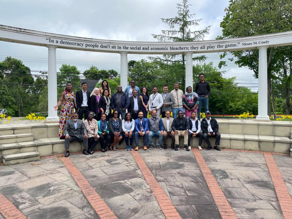 ClimateCentre2's tweet photo. Christian Commission for Development in Bangladesh (CCDB) and @CoadyStFX have jointly conducted the short course on “Community-led Solutions for Climate Change” at Coady Institute Campus, Canada.

#climatecourse #CCDBClimateCentre #Coady #learningexchange https://t.co/BH3Y1gPzaz