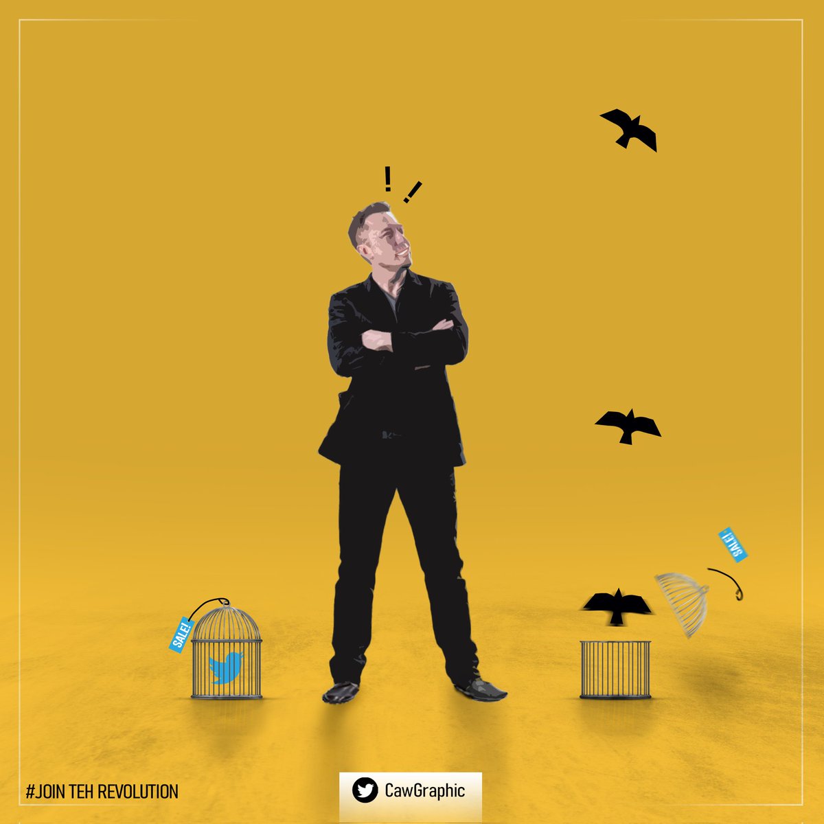 CawGraphic's tweet photo. @elonmusk I know you are happy, when you see you birds are free!

#CAW $CAW #CAWGRAPHIC https://t.co/x0mUHDAN39