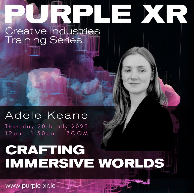 Just over 30mins until our Creative Director, Adele, delivers a fascinating workshop. You can sign up to access the webinar here: us06web.zoom.us/webinar/regist… #spatialstorytelling #ImmersiveExperience #AugmentedReality #virtualReality