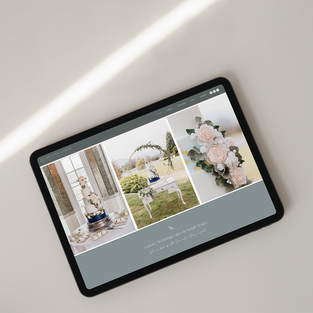 Project Highlight! <a href="/DeVoliCakes/">DeVoli Cakes</a> specialise in luxury and bespoke wedding cakes across South Wales. Take a look at the results of our brand and website designs here: devolicakes.co.uk

#webdesigncompany #brandinspiration #webdesigncardiff #ukwebdesign #branddesign  #branding