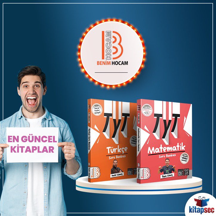 KitapSec's tweet image. 📚2024 Tyt - Ayt Kitapları
🎁Sepette 50₺ İndirim
📖En Güncel Kitaplar
📔Çok Satan Yayınevleri
📕Çok satanlar
📝Soru Bankaları

#Tyt #Ayt #GüncelKitaplar #2024TAYFA #tyt2024 #ayt2024 #kitapseç #kitapseccom