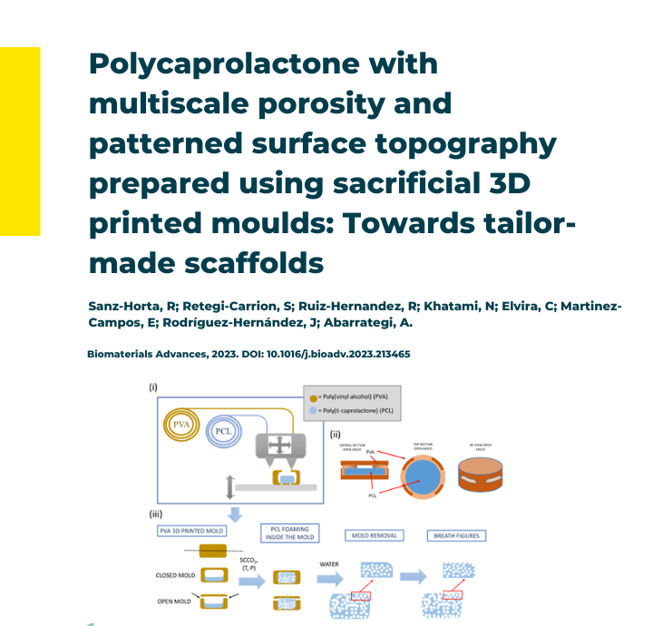 CICbiomaGUNE's tweet photo. Research Highlights: #polycaprolactone with multiscale porosity and patterned surface topography prepared using sacrificial #3dprinted moulds: Towards tailor-made #scaffolds

👉https://t.co/KMmSnoLIeO

@brta_eus  @Ikerbasque https://t.co/VqvS4q4Hih