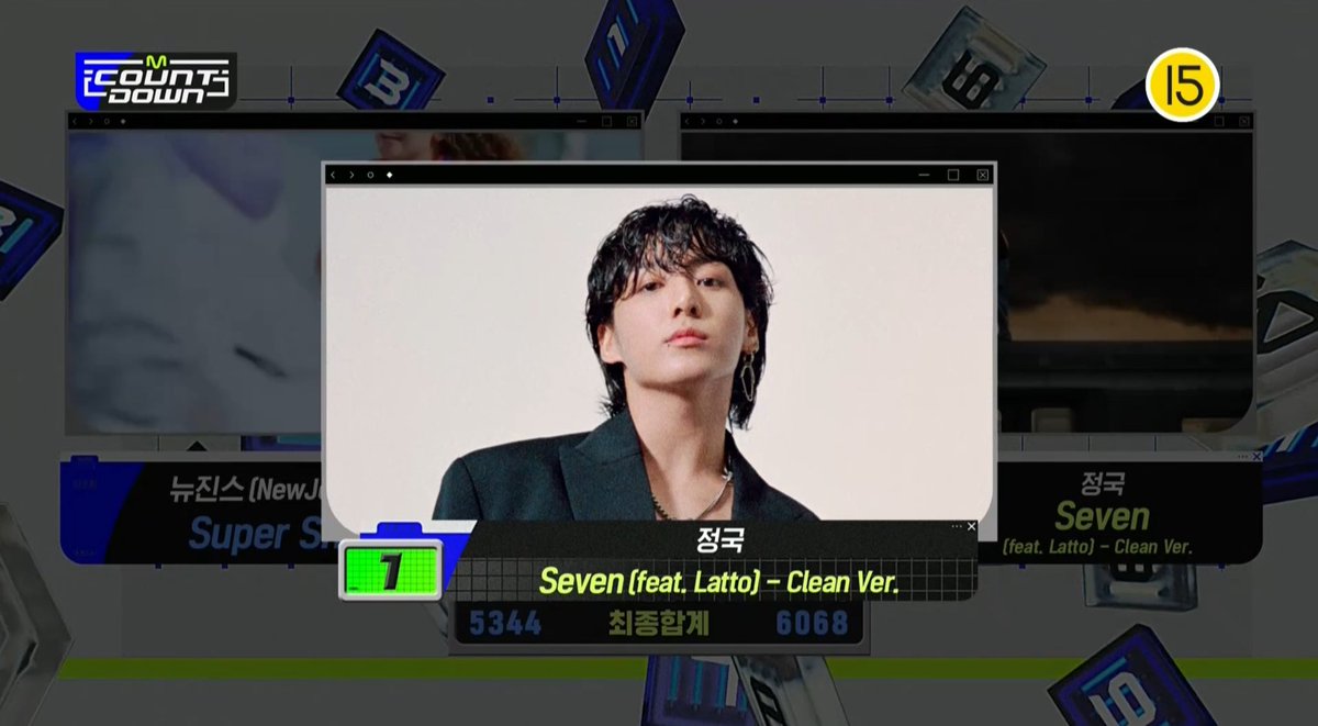 JJK_Times's tweet photo. Jungkook’s “Seven (feat. Latto)” earns its first win on M COUNTDOWN! 

Congratulations Jungkook! 
#Seven1stWin  🏆 https://t.co/ggrN0Z4FaX