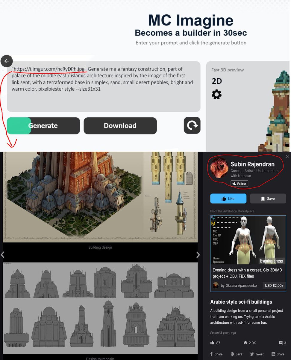 You literally stole the art from an artist on Artstation.
