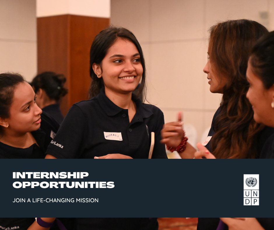 UNDP in Sri Lanka on Twitter "📣 Are you interested in an internship