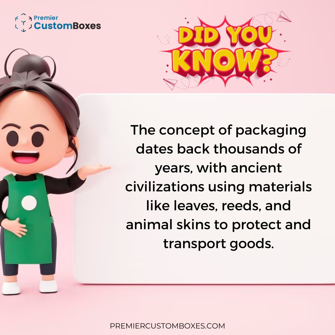premierboxes's tweet photo. "A journey through history: Uncover the fascinating world of packaging in ancient cultures."

From clay pots meticulously crafted to store food and liquids to baskets woven with care to carry essential items, these early packaging solutions were practical and effective. https://t.co/0cKeW6Vfre