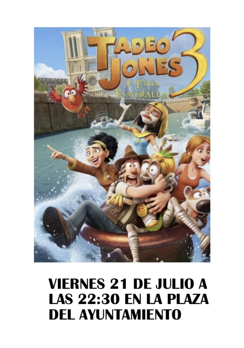 aytosantamaria's tweet photo. 🎬 Este viernes tenemos cine en la plaza del ayuntamiento a las 22:30. https://t.co/Raz1Y9uebP