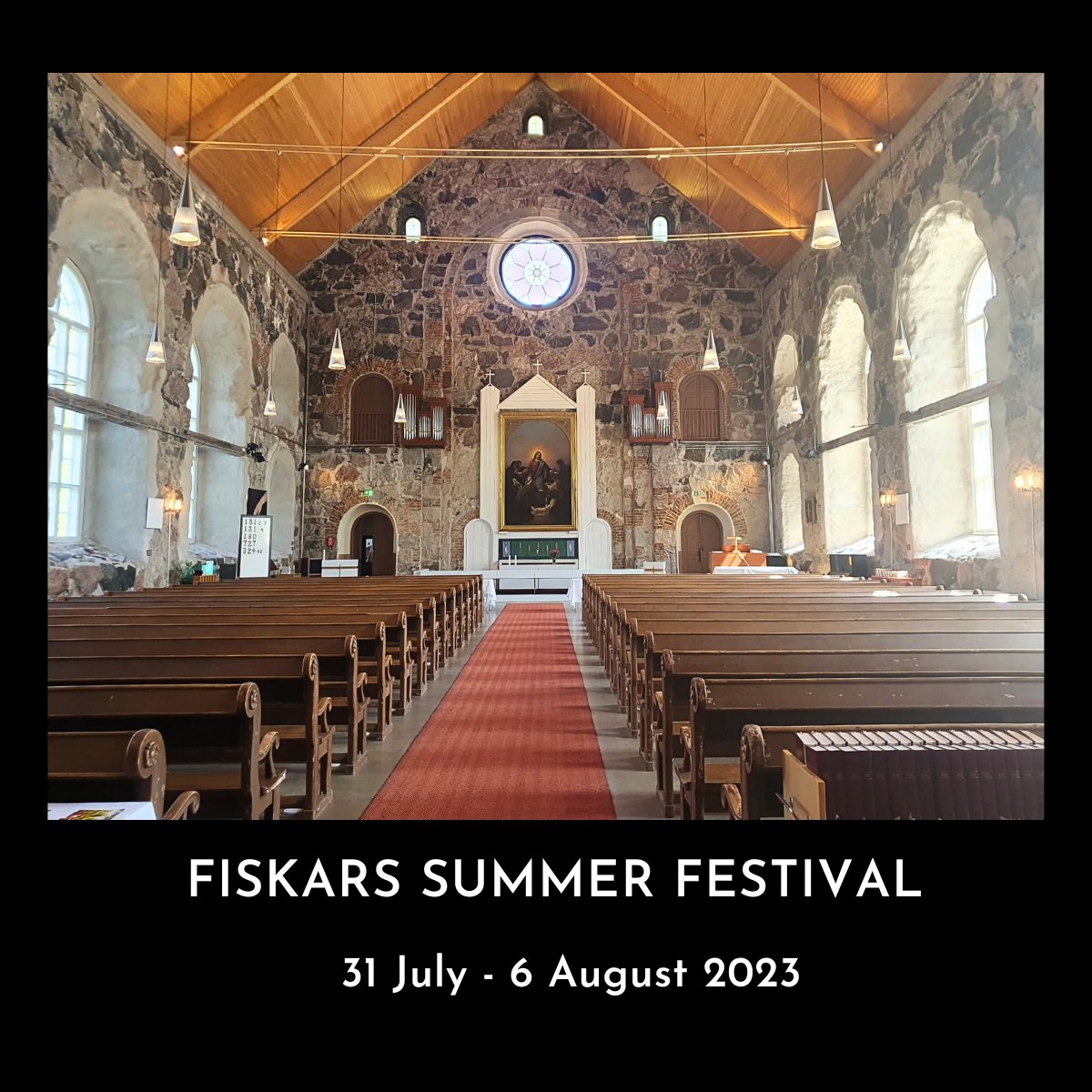 Looking forward to the first orchestra concert of the Fiskars Summer Festival!
James Gaffigan, Jukka-Pekka Saraste, Sonja Herranen, Johan Krogius and our young conductors will appear with Fiskars Festival Orchestra in a programme of Mozart, Lindberg, Britten, and Schubert.