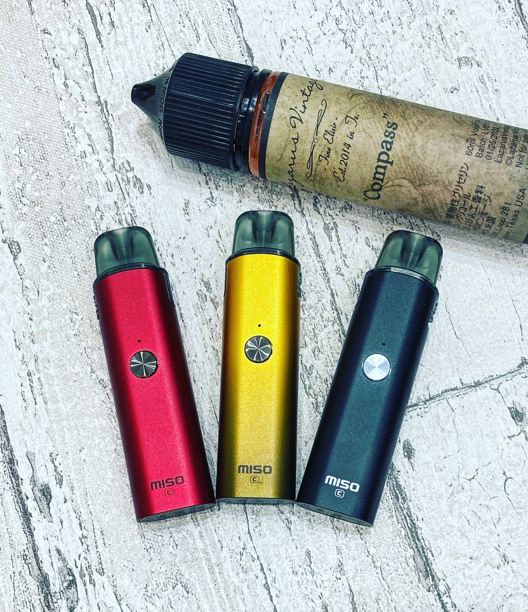 vape_world_'s tweet photo. 2台目などサブ機にもおすすめUNIVAPO MISO C pod kitは軽く手のひらサイズなのに内蔵バッテリー600mAhで出力は3-15W、Type-C(5V / 2A)
60mlリキッドと比較してもかなりコンパクトですね🤗

#misopod #univapo #手のひらサイズ #cbdカートリッジ #サブ機 #電子タバコ #立川 #CBD #cbdリキッド https://t.co/HrPwurGxSa