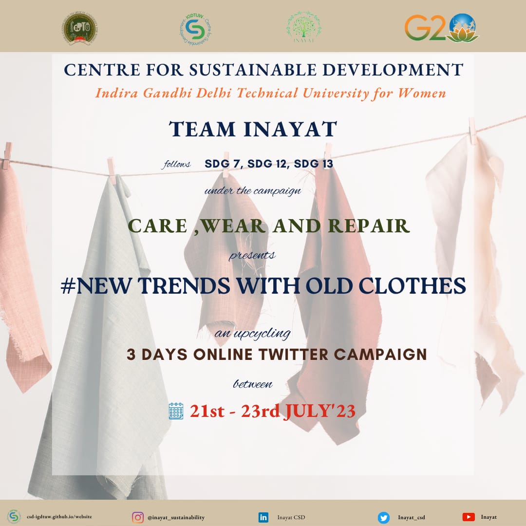 Centre for Sustainable Development, IGDTUW tweet media