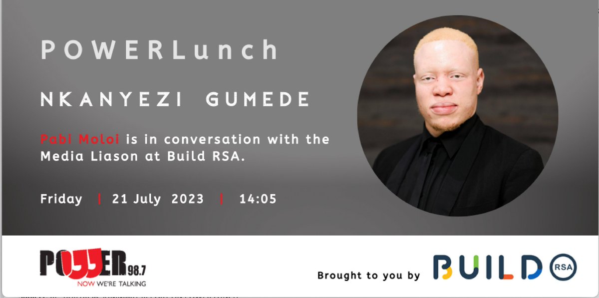 Powerfm987's tweet photo. Sponsored
#BuildRSA recently released a #SummaryReport highlighting the key issues facing SA and the recommendations gathered through the platform.

@PabiMoloi will speak to the Media Liason at @rsa_build, Nkanyezi Gumede about the insights. Tune in. #POWERLunch #problemsolving https://t.co/KBrYTdoEaK
