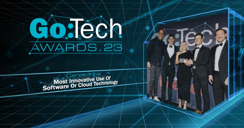GoTechAwards's tweet image. CareScribe triumphed as the victor of Most Innovative Use Of Software Or Cloud Technology at #GoTech23.

We caught up with CareScribe’s MD Chris Purcell after scooping to Go:Tech Awards trophy to talk inspiration, breakthroughs and more. 

Read here 👇 
bit.ly/3pCNE72